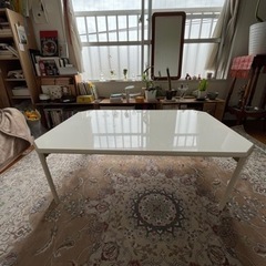 白い　　ローテーブル　