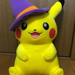 ピカチュウ　ハロウィンでかぬいぐるみ