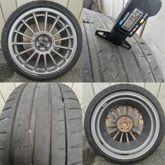 タイヤ付きアルミホイール4本セット■215/45ZR17■ミシュラン■OZスポーツ■17×8JJ +43 5H×100