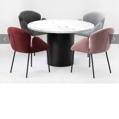 格安美品！moda en casaダイニングテーブル＆チェアセット