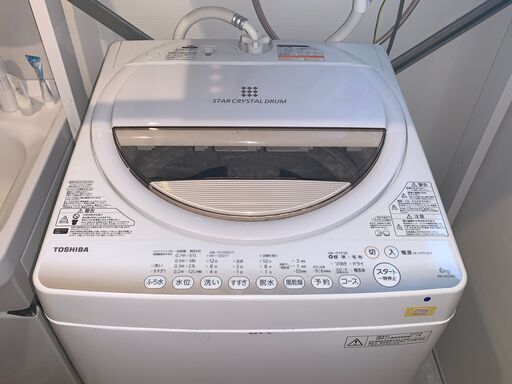 東芝TOSHIBAドラム式洗濯機6kg AW-6G2(W) 2015年製