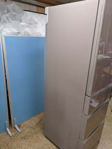 三菱 MITSUBISHI MR-B46C-W ノンフロン冷凍冷蔵庫 2018年製 455L 置けるスマート大容量