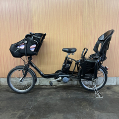 格安‼️ 子供2人乗せ 電動自転車 Panasonic ギュットミニ 黒 20インチ 
