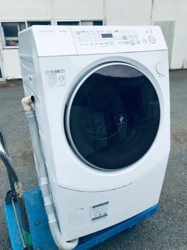 ET648番⭐️ 10.0kg⭐️ SHARPドラム式電気洗濯乾燥機⭐️