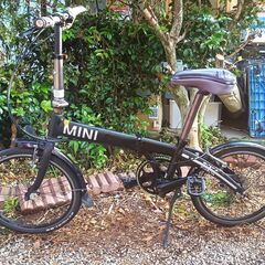 ★コンパクトでカッコいい(^^♪ ‼ 配達可‼★折りたたみ自転車 MINI  6段変速ギア付き 20インチ