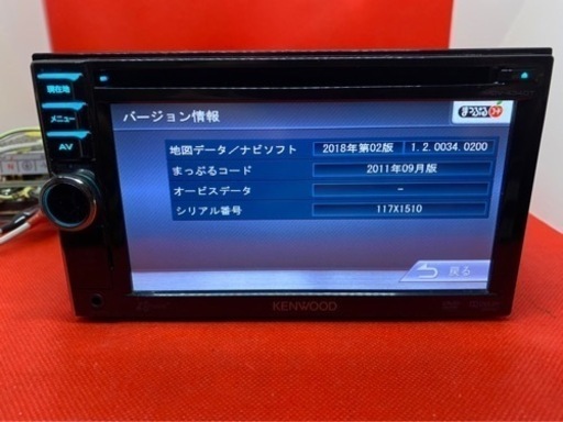 KENWOOD 最新地図 MDV-434DT フルセグTV 新品バックカメラ付き け-2