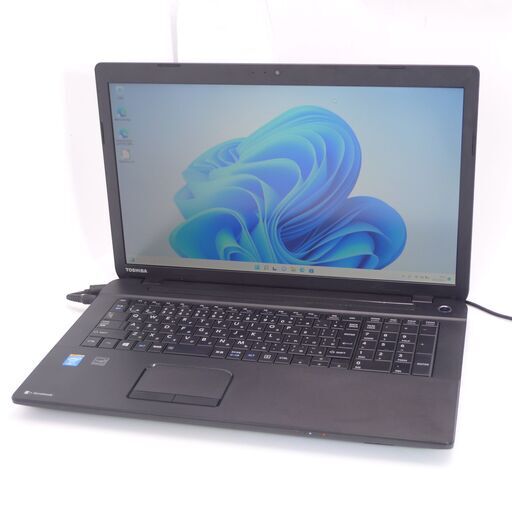 Windows11搭載 中古良品 17.3型 ノートパソコン 東芝 B374/K 第4世代 Core i5 8GB DVDRW 無線 Wi-Fi Bluetooth カメラ Office