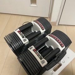 可変式ダンベル40kg×2と可動式ベンチ　引き取りのみ