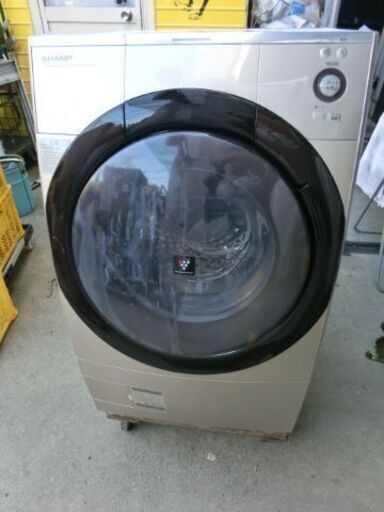 Ｆ９４１　ＳＨＡＲＰ　ドラム式　洗濯機　９．０KG  ES-Z110-N