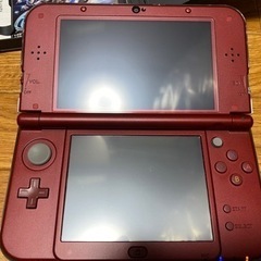 Newニンテンドー3DS LL レッド ソフト2本付き 中古