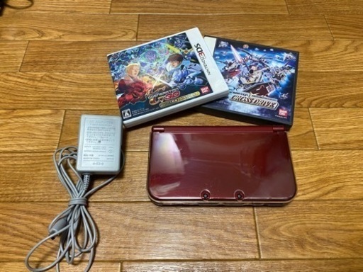 Newニンテンドー3DS LL レッド ソフト2本付き 中古 chateauduroi.co