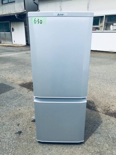 ✨2018年製✨630番 三菱✨ノンフロン冷凍冷蔵庫✨MR-P15D-S‼️