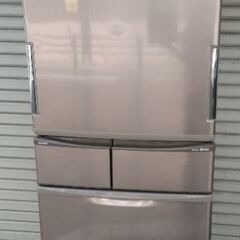 シャープ 5ドア冷凍冷蔵庫 SJ-XW44X-T 440Lブラウン 2013年製 配送無料の画像