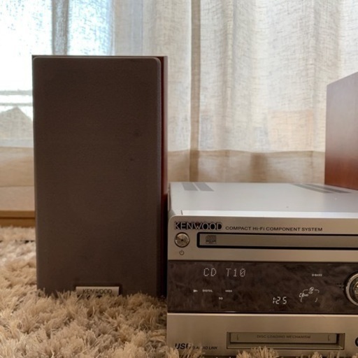 ありがとうございます終了いたします】KENWOOD コンポ CD/MDを