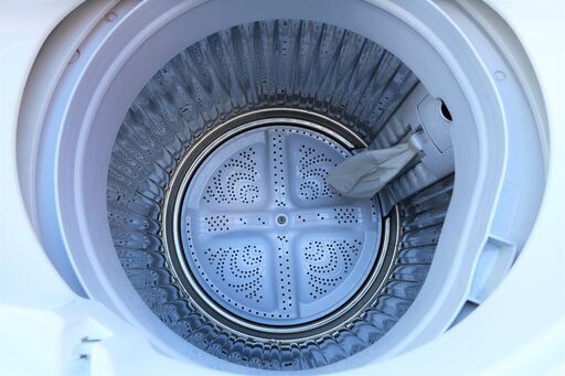 ☆シャープ SHARP ES-GE6A 6.0kg 風乾燥機能搭載全自動洗濯機◆2017年製・穴なし槽で清潔＆節水