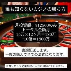 【ネット決済・配送可】勝てるカジノ法書類