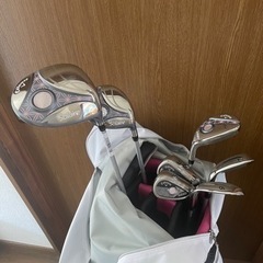 本日お取引可能な方優先！ほぼ新品★キャロウェイレディース★ハーフセット★手袋付き