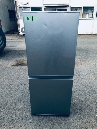 ①✨2020年製✨611番 AQUA✨ノンフロン冷凍冷蔵庫✨AQR-13J(S)‼️