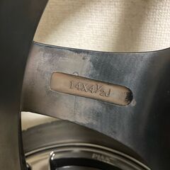 PIAA　エレガンツァS-01　14インチ　4穴　タイヤ付き4本セット