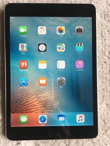 iPad mini black A1432 １６ＧＢ WI-FIモデル　バッテリー容量：９２％