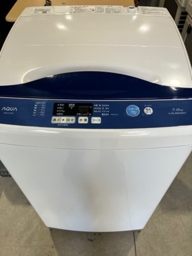 AQUA 7.0kg 全自動洗濯機 AQW-H72 2017年製 ※訳あり