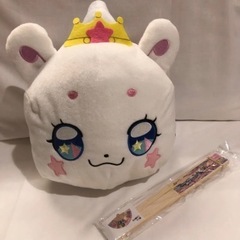 🌼新品　プリキュア　バッグ＆扇子セット