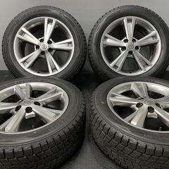 【DUNLOP WINTER MAXX SJ8 235/55R18】スタッドレス【トヨタ 30ハリアー 純正ホイール 18インチ 7J5HPCD114.3+35】バリ溝　(TD732)クレジットカード QRコード決済可能