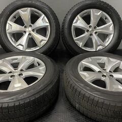 【BS BLIZZAK VRX2 225/60R17】スタッドレス【SUBARU フォレスター 純正ホイール 17インチ 7J5HPCD100+48】2017年製　(TC550)クレジットカード QRコード決済可能