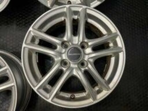 BS BALMINUM SR5 バルミナ 社外ホイール 14インチ 4本 5.5J4HPCD100+40 ヴィッツ パッソ等　(VHV298)クレジットカード QRコード決済可能