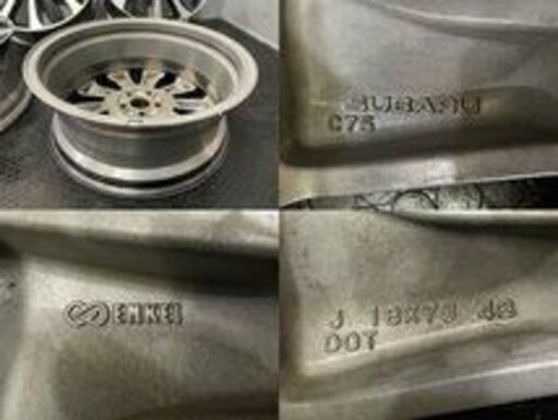 SUBARU SJフォレスター 後期 純正ホイール ENKEI製 18インチ 4本 SUBARU SJフォレスター 後期 純正ホイール ENKEI製 18インチ 4本