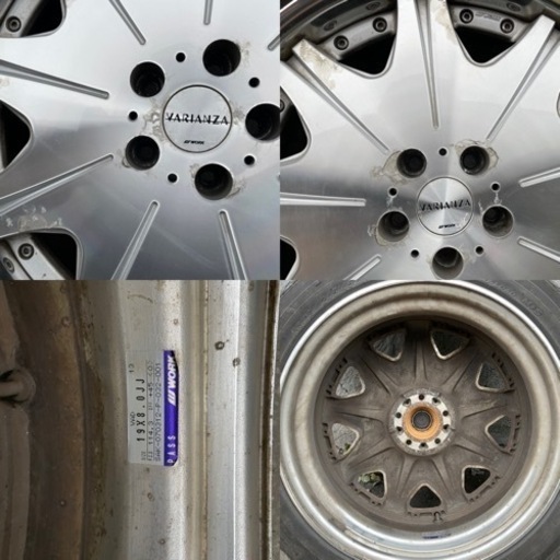 WORK VARIANZA 19インチ 245/45R19 バリ山 21年製 アルファード&ヴェル 