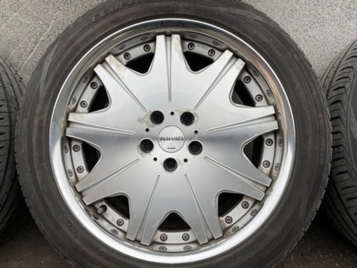 WORK VARIANZA 19インチ 245/45R19 バリ山 21年製 アルファード&ヴェル 
