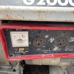 makita 発電機　マキタ　G2000A 100V 50/60Hz