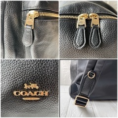 coach コーチ　リュック　マザーズバック　大容量　ブラック　F29004