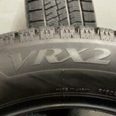 BS BLIZZAK VRX2 215/55R17 17インチ スタッドレス 2本 2021年製 バリ溝 レクサスHS クラウンアスリート ジューク等　(TG759)クレジットカード QRコード決済可能