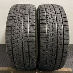 BS BLIZZAK VRX2 215/55R17 17インチ スタッドレス 2本 2021年製 バリ溝 レクサスHS クラウンアスリート ジューク等　(TG759)クレジットカード QRコード決済可能