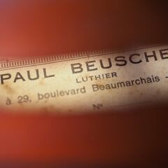 【選定分類：IV-⑦モダン・工房製・仏蘭西】Violin Early20thCentury Work shop of PAUL BEUSCHER1923●国内修復・セッティング・調整未済●試奏可