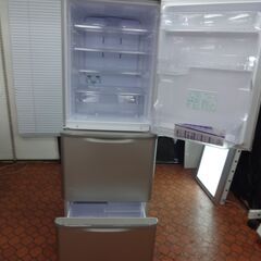 ID 028012 冷蔵庫 3ドア シャープ 350L へこみ有 2018年製 SJ-W352D-W