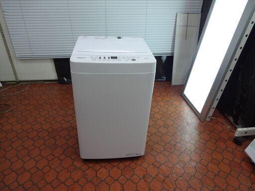 ID 009532　洗濯機　ハイセンス　5.5K　２０２０年製　HW-T55D