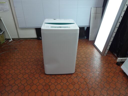 ID 003538　洗濯機　ヤマダ　4.5K　へこみ有　２０１７年製　YWM-T45A1