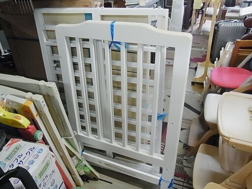 KATOJI　カトージ　ベビーベッド　白　ホワイト　スノコ板
