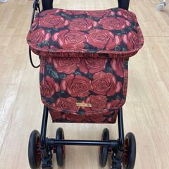 【レガストック川崎本店】シルバーカー モートプラス コンパクトタイプ　ローズ柄 レガストック川崎本店】シルバーカー モートプラス コンパクトタイプ