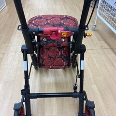 【レガストック川崎本店】シルバーカー モートプラス コンパクトタイプ　ローズ柄 レガストック川崎本店】シルバーカー モートプラス コンパクトタイプ