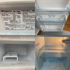 I455 ★ Abitelax 冷蔵庫 (96L) 2ドア 2017年製 ⭐動作確認済 ⭐クリーニング済