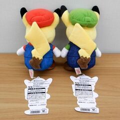 ポケモンセンターオリジナル ぬいぐるみ マリオピカチュウ ルイージ 