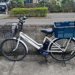 中古 電動自転車 ティモs 16ahのバッテリー2個付き