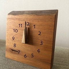 木の時計(樹齢80年以上)　日本製　Handmade Craft...