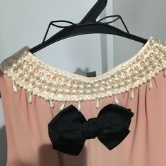 ピンクのドレス