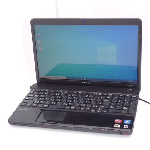 中古良品 15インチ ノートパソコン SONY VPCEE26FJ AMD 4GB 500G DVDマルチ 無線 Wi-Fi webカメラ Windows10 Office 即使用可
