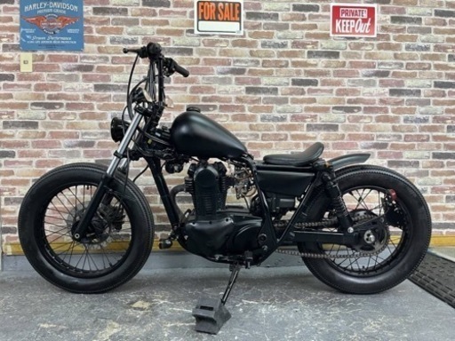 【ビンテージクラシックフリスコチョッパー絶好調フルカスタム】  カワサキ 250TR BJ250F   動画有  検)オールドスクール ブラッド デウス Deus